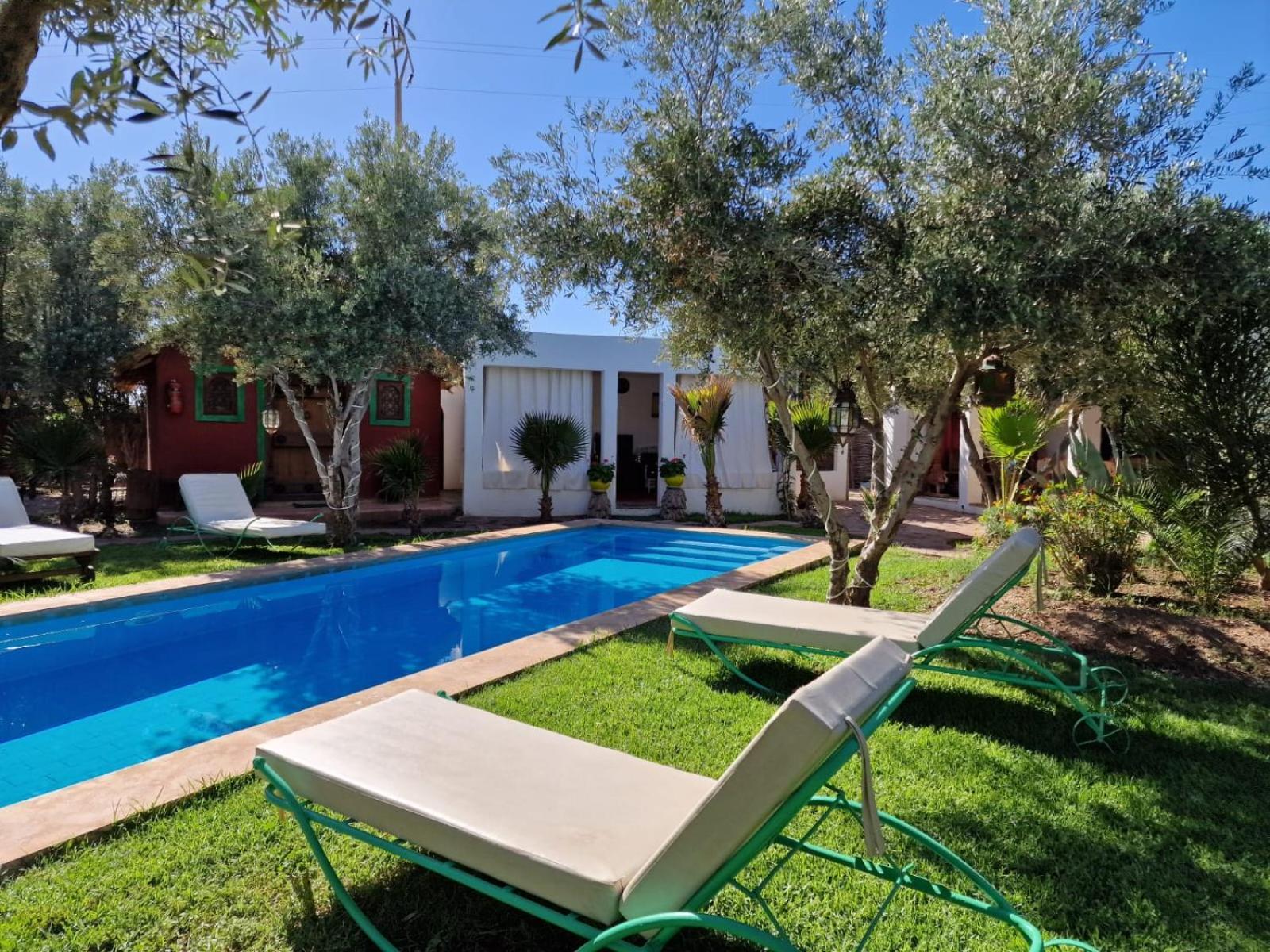 Manzal Lahbab, 2Villas 2Bungalows 2Piscines Et Jardins Ouled Jelal Ngoại thất bức ảnh
