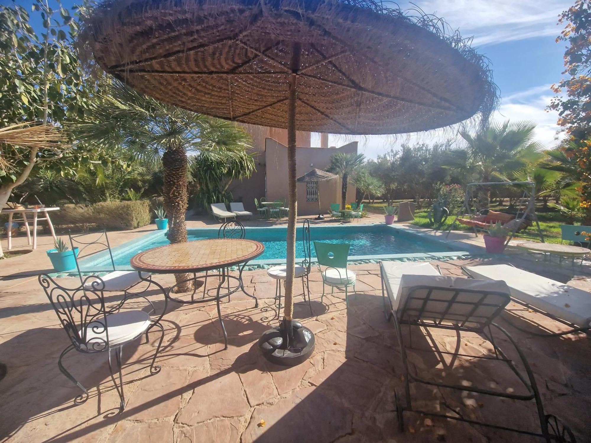 Manzal Lahbab, 2Villas 2Bungalows 2Piscines Et Jardins Ouled Jelal Ngoại thất bức ảnh