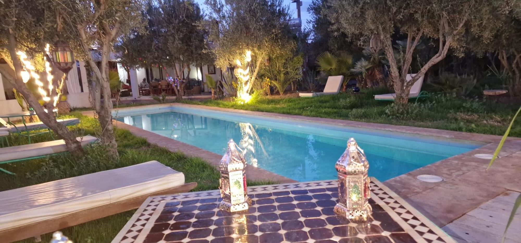 Manzal Lahbab, 2Villas 2Bungalows 2Piscines Et Jardins Ouled Jelal Ngoại thất bức ảnh